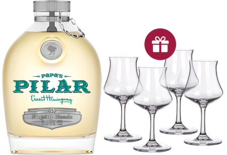 Papa´s Pilar 7 Blonde Rum 0,7l + darček