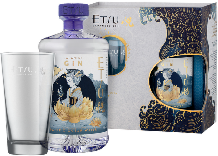 Etsu Pacific Ocean Water Japanese Gin + pohár 0,7l