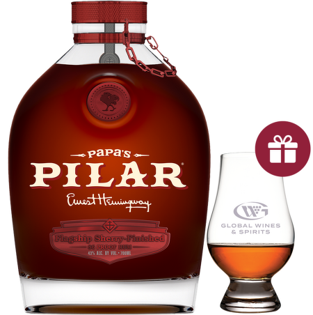 Papa´s Pilar Dark Sherry Cask Finished Rum 0,7l + darček