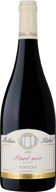 Pinot Noir Reserve, výběr z hroznů, Kukvička, Sůkal