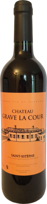 Château Grave La Cour, Saint Estephe, Bordeaux rouge AOC