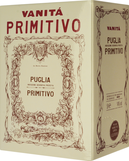 BIB 5l Primitivo Vanita IGP