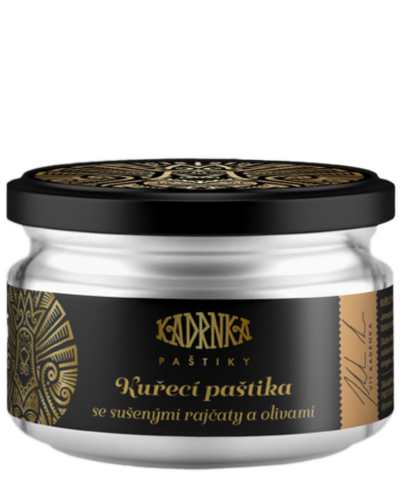 Kuracia paštéta so sušenými paradajkami a olivami 160g
