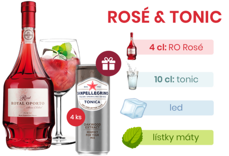 Royal Oporto Rosé + darček