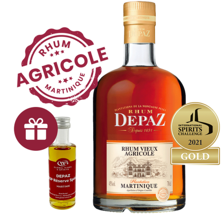 Depaz VS Martinique 0,7l + darček