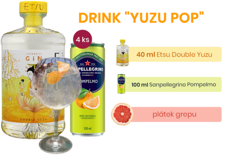 Etsu Double Yuzu Japanese Gin + darček