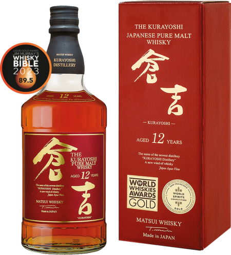 Kurayoshi Pure Malt 12 Years Old Japanese Whisky 0,7l