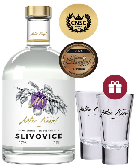 Anton Kaapl Slivovice + darček