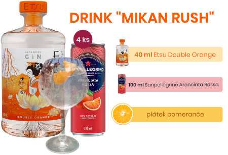 Etsu Double Orange Japanese Gin + darček