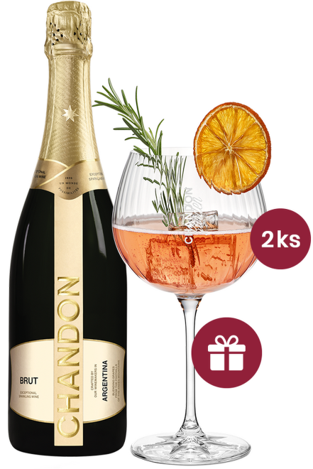 Chandon Brut Argentina + darček