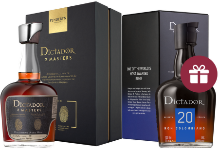 Dictador Rum 2 Masters, Penderyn 1991 + darček