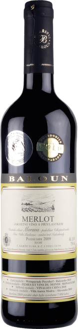 Merlot, pozdní sběr,Baloun
