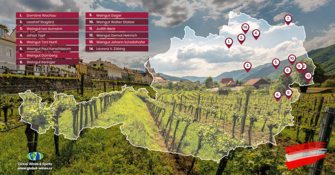 14 vinařství Festivalu rakouských vín 2019